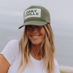 Daily Drills Fuzzy Patch Trucker Hat